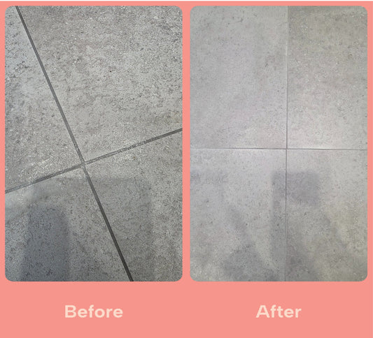 How to Clean Grout with Forsana Power Cleaner (Hydrogen Peroxide 6%)